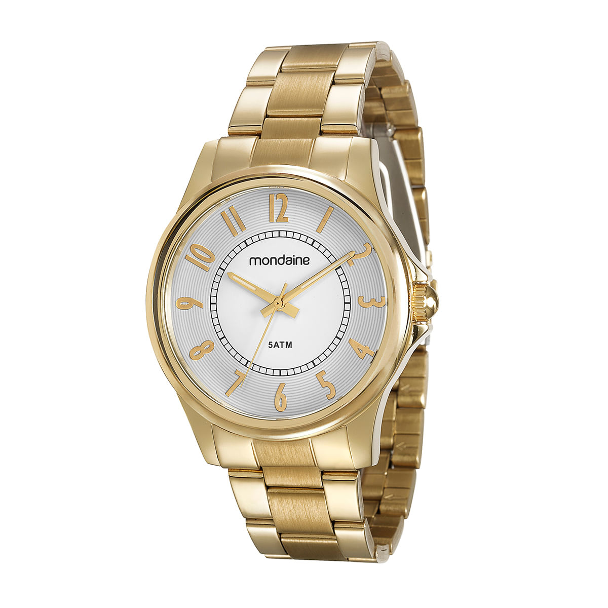 Relógio Mondaine Feminino Dourado Analógico 78656LPMVDA1