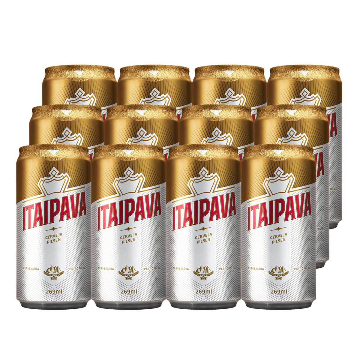 Cerveja Itaipava Pilsen 269ml 12 Latas