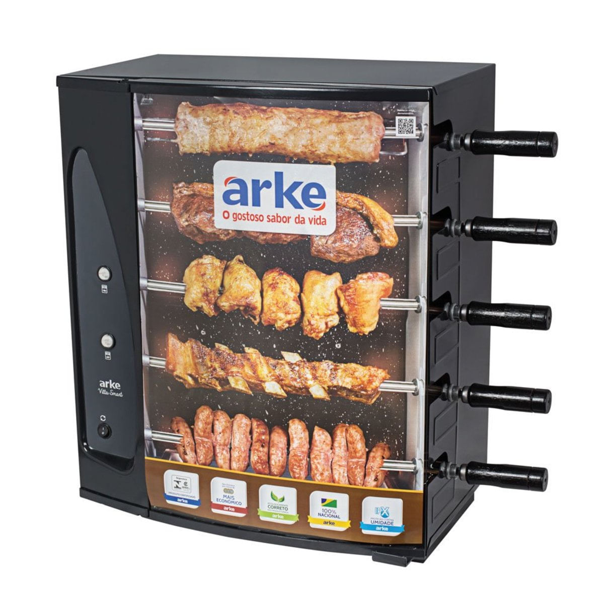 Assador Rotativo de Balcão Elétrico para Frango Arke Vitta Smart 5 - 220V