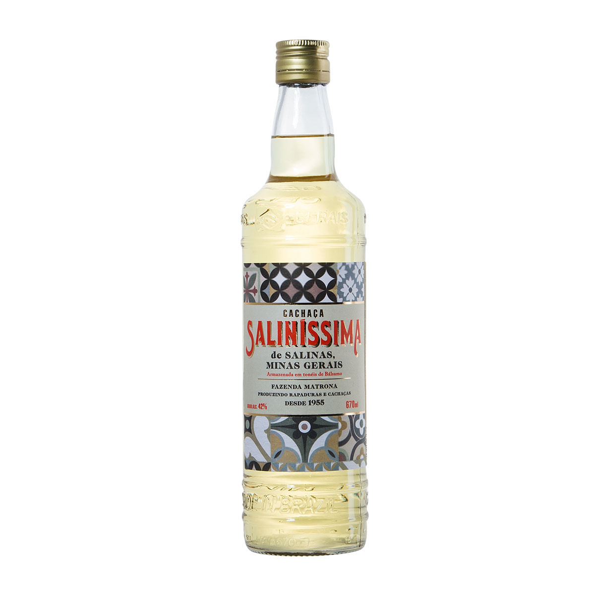 Cachaça Saliníssima 670 ml