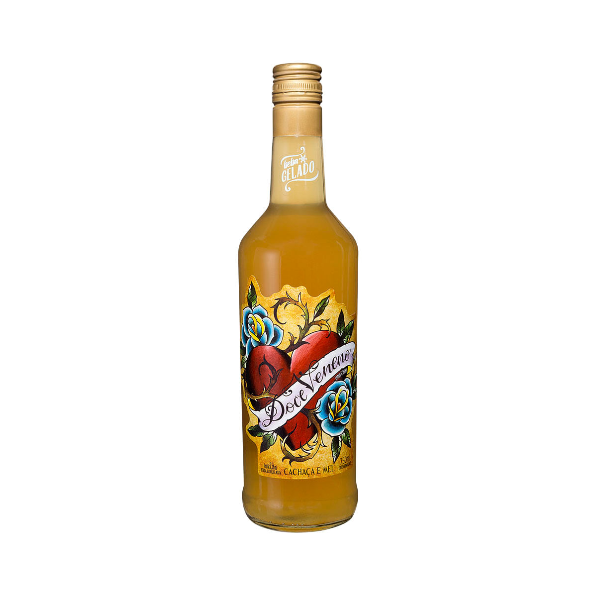 Cachaça Doce Veneno Mel e Limão 750 ml