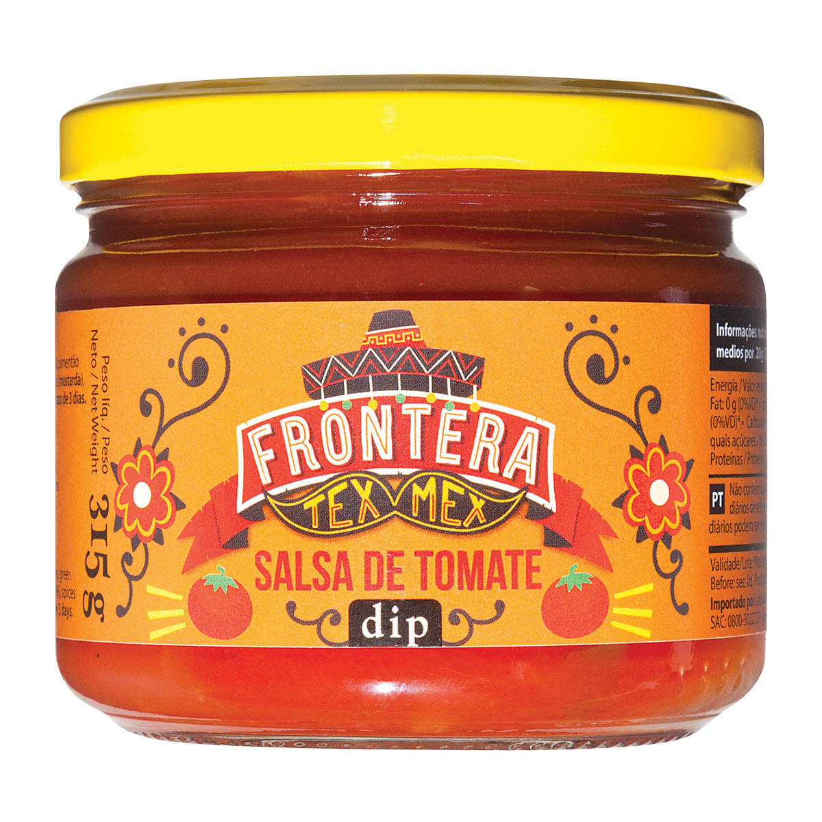 Molho de Tomate Frontera Tex Mex 315g