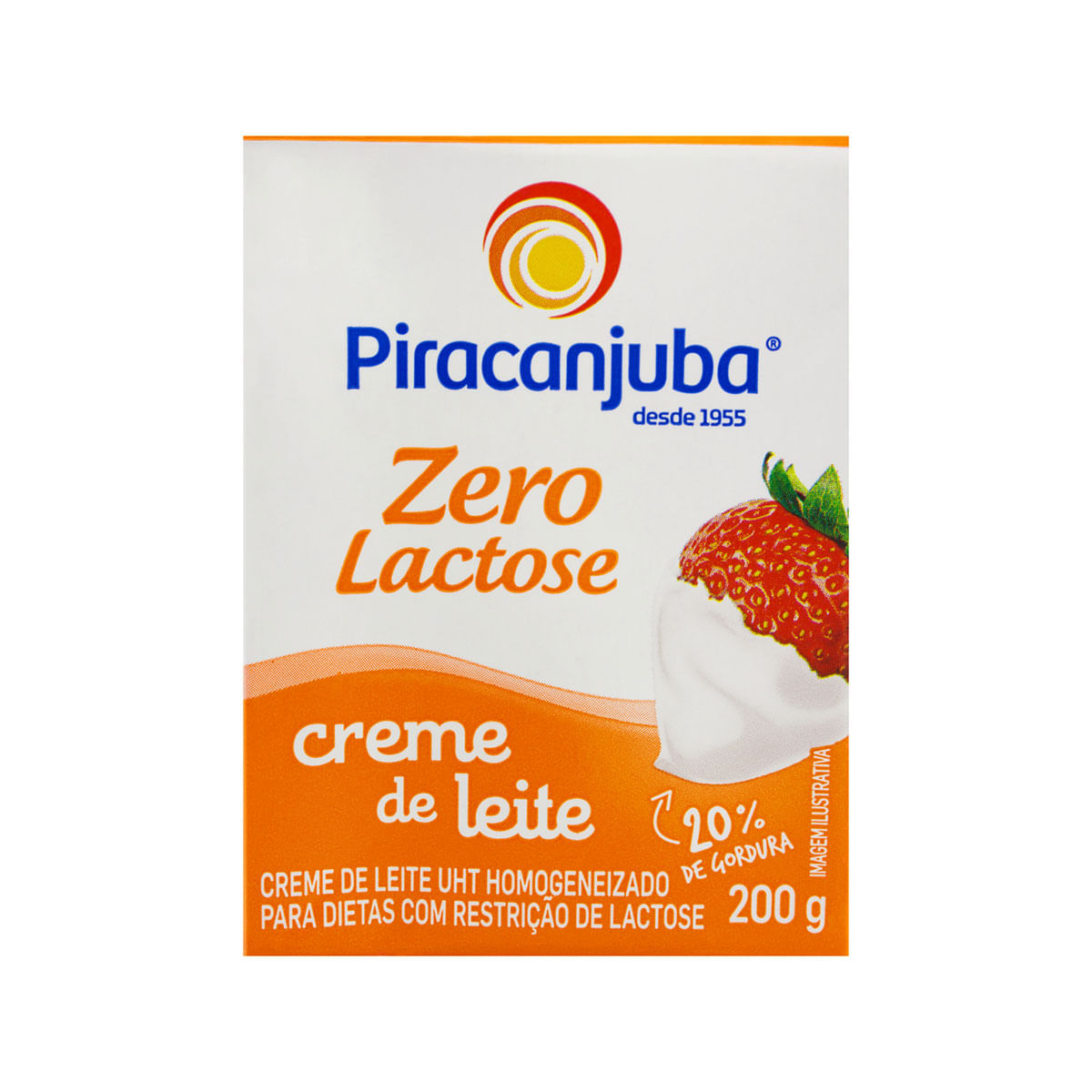 Creme de Leite Piracanjuba Zero Lactose 200g