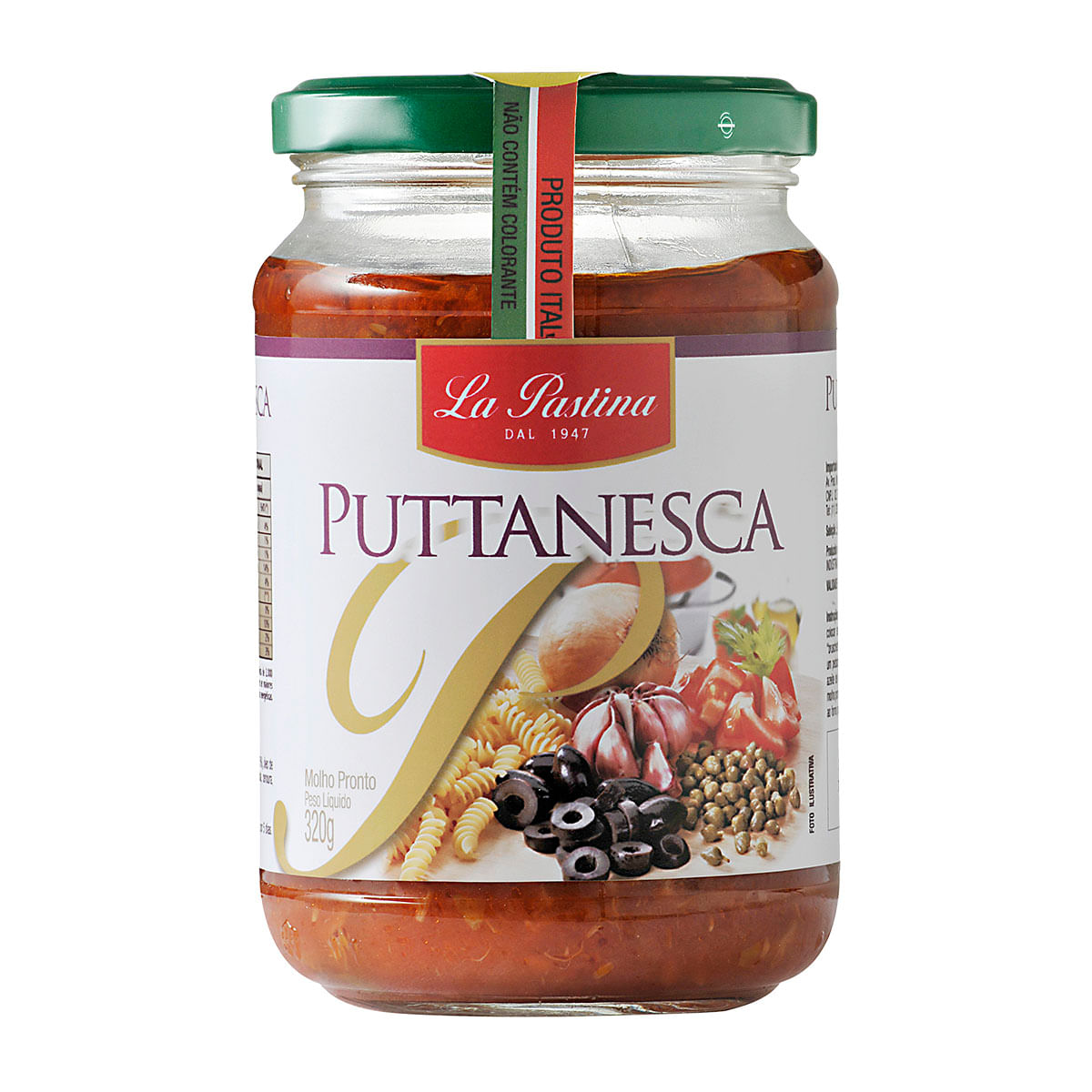 Molho de Tomate à Putanesca La Pastina 320g