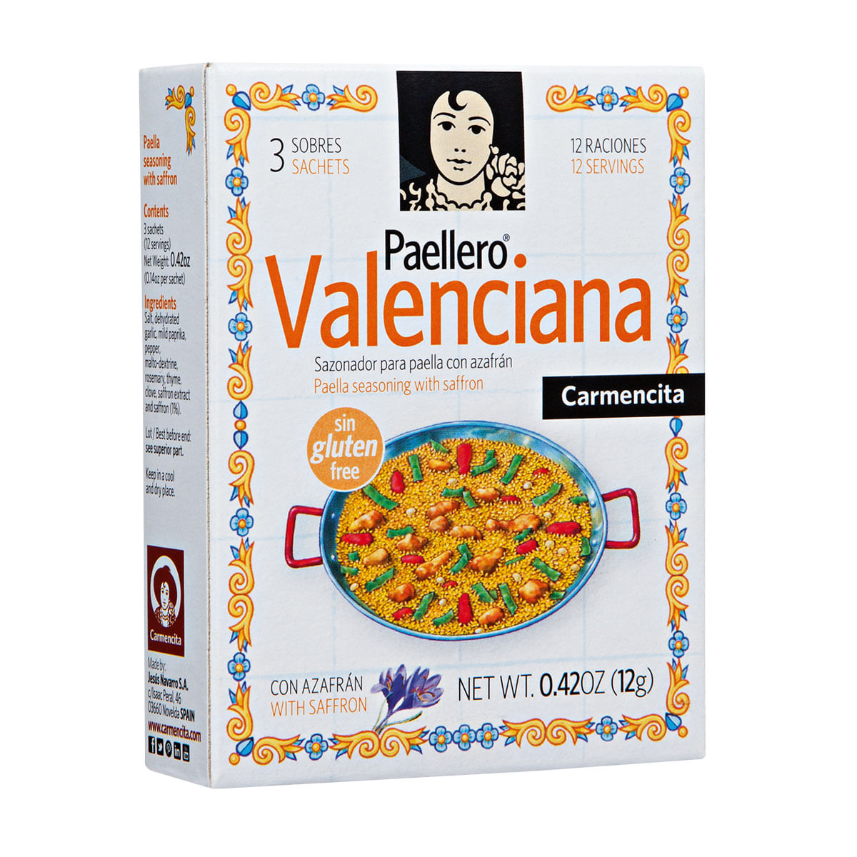 Tempero Pronto Carmencita Paellero Valenciana 12g