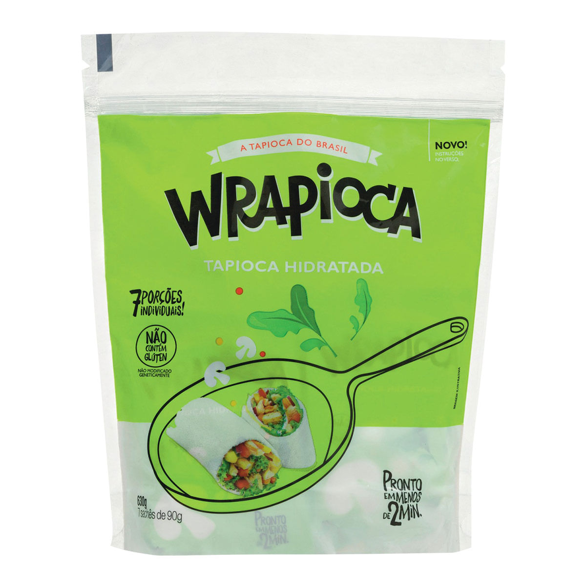 Tapioca Granulada Wrapioca com 7 Sachês 630g