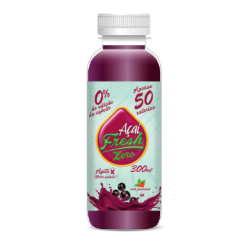 Açaí Zero Com Guaraná Fresh 300ml