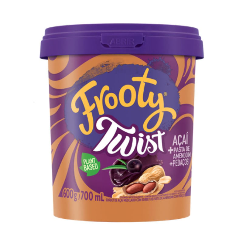 Açaí com Pasta de Amendoim Frooty Twist 700ml