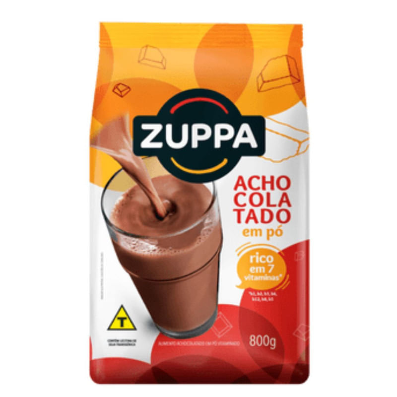 Achocolatado em Pó Zuppa Pacote 800g