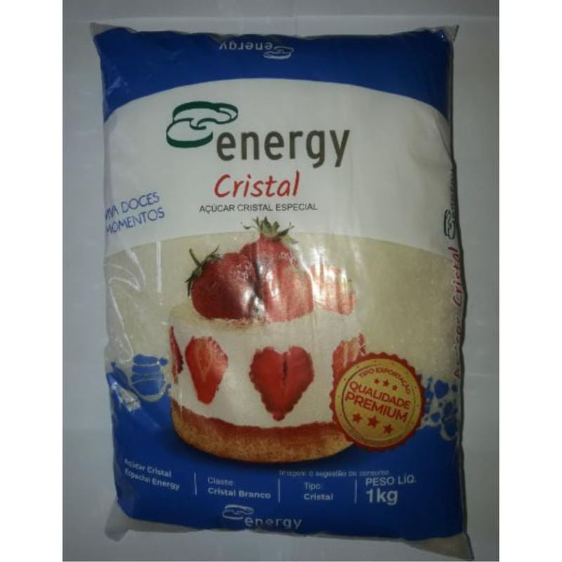 Açúcar Cristal Especial Energy 1Kg