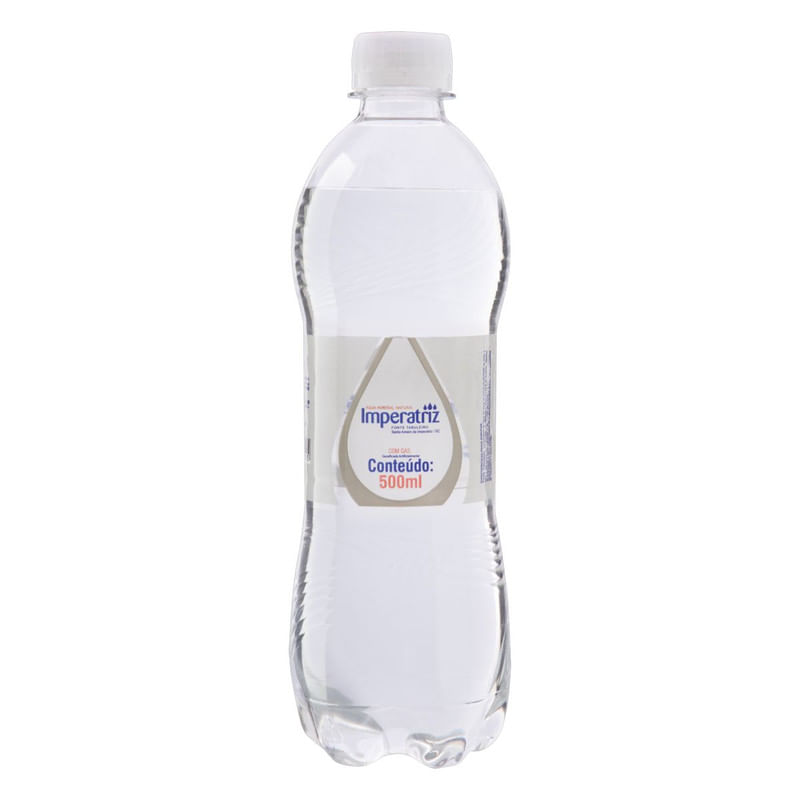 Água Mineral com Gás Imperatriz Garrafa 500ml