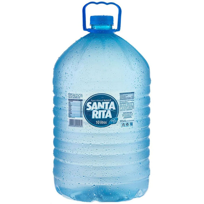 Água Mineral sem Gás Santa Rita Galão 10L