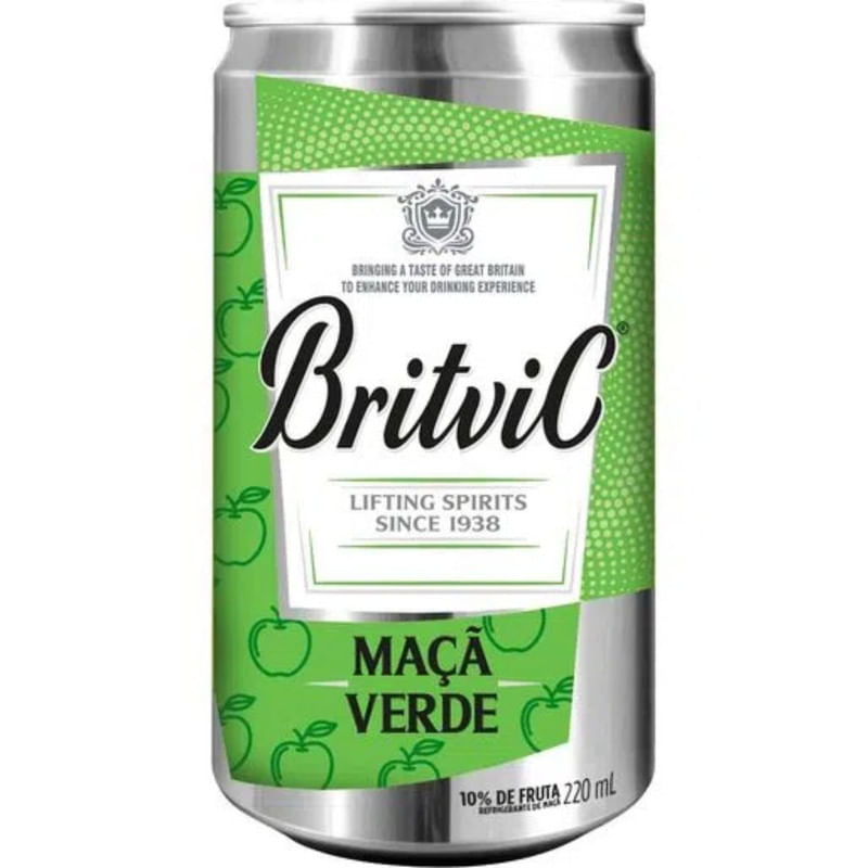 Água Tônica Maça Verde Britvic Lata 220ml