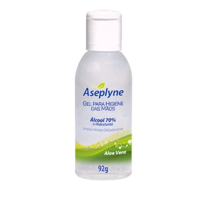 Álcool Gel Aseplyne Aloe Vera Para Mãos 92g