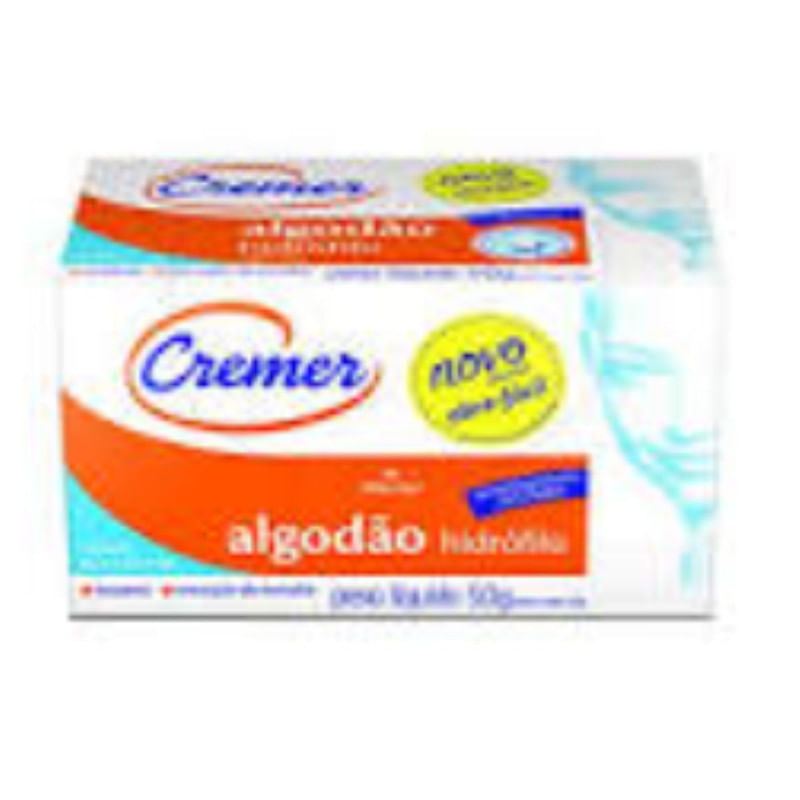 Algodão Hidrófilo Cremer 50g