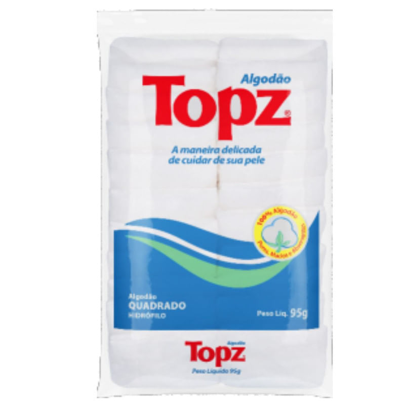 Algodão Quadrado Topz 95g