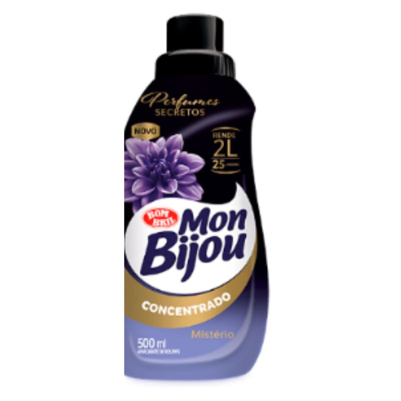 Amaciante de Roupa Concentrado Mistério Mon Bijou 500ml