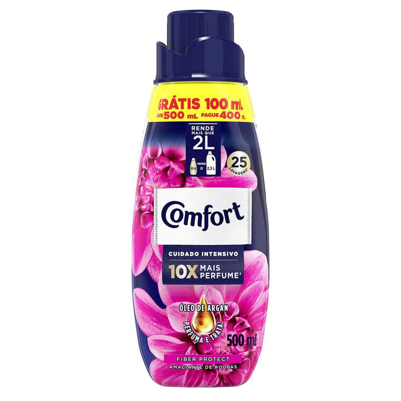 Amaciante de Roupas Concentrado Comfort 500ml