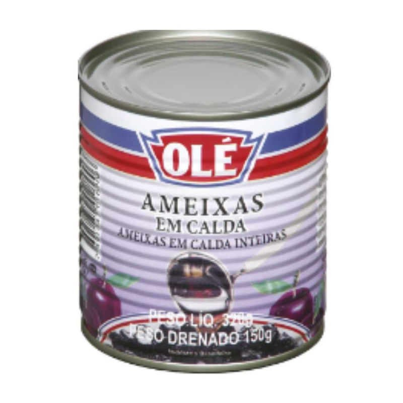 Ameixa em Calda Enlatado Olé 150g