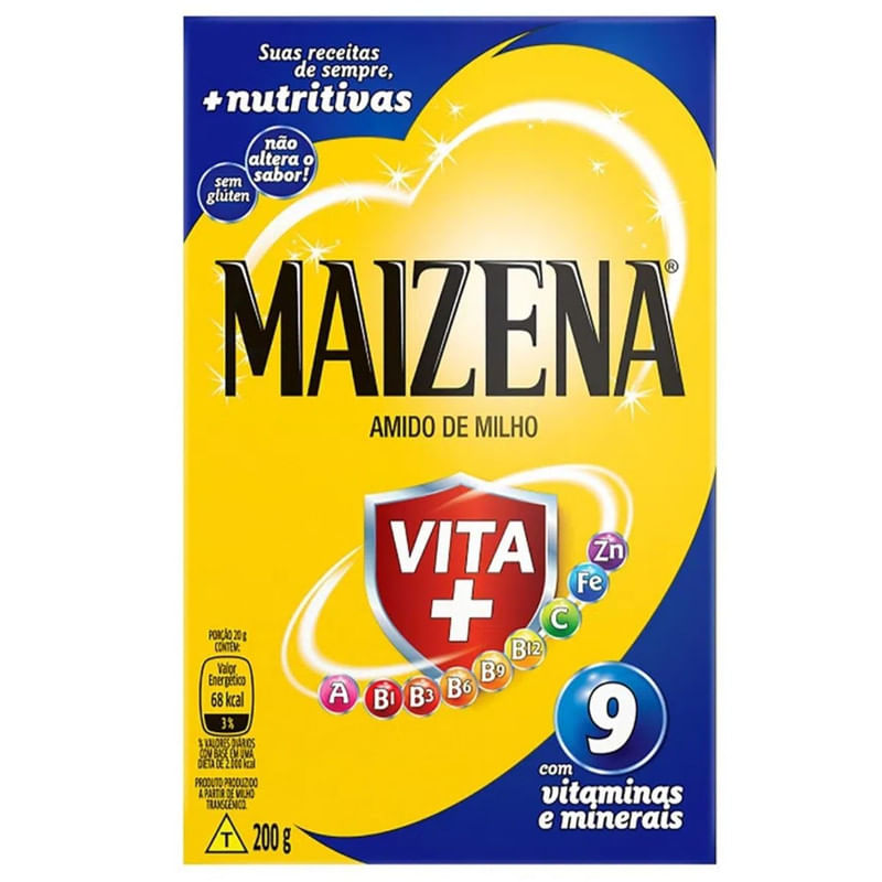 Amido de Milho Maizena Vita Mais Caixa 200g