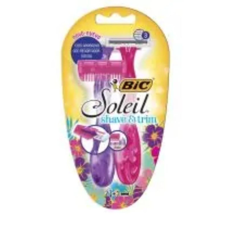 Aparelho de Depilação Soleil Shave &amp; Trim BIC