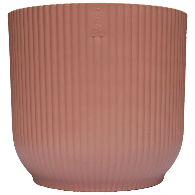 Vaso Cachepot Siena Coral West Garden 16 x 14cm