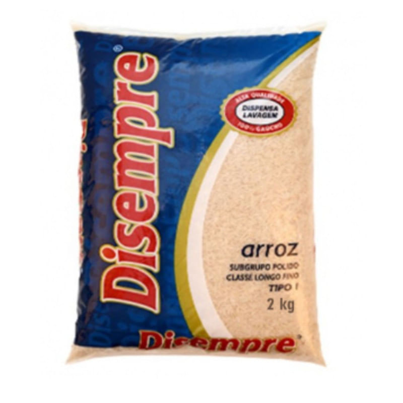 Arroz Branco Tipo 1 Disempre 1kg