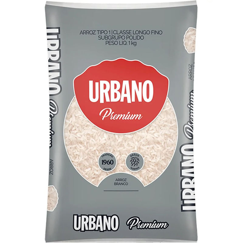 Arroz Branco Tipo 1 Urbano Premium Saco 5kg