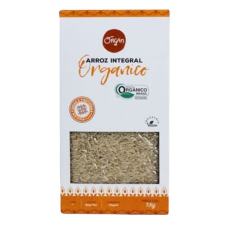 Arroz Integral Orgânico Organ 1Kg