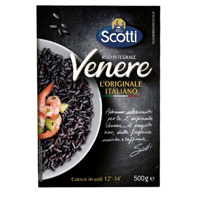 Arroz Negro Integral Scotti Caixa 500g