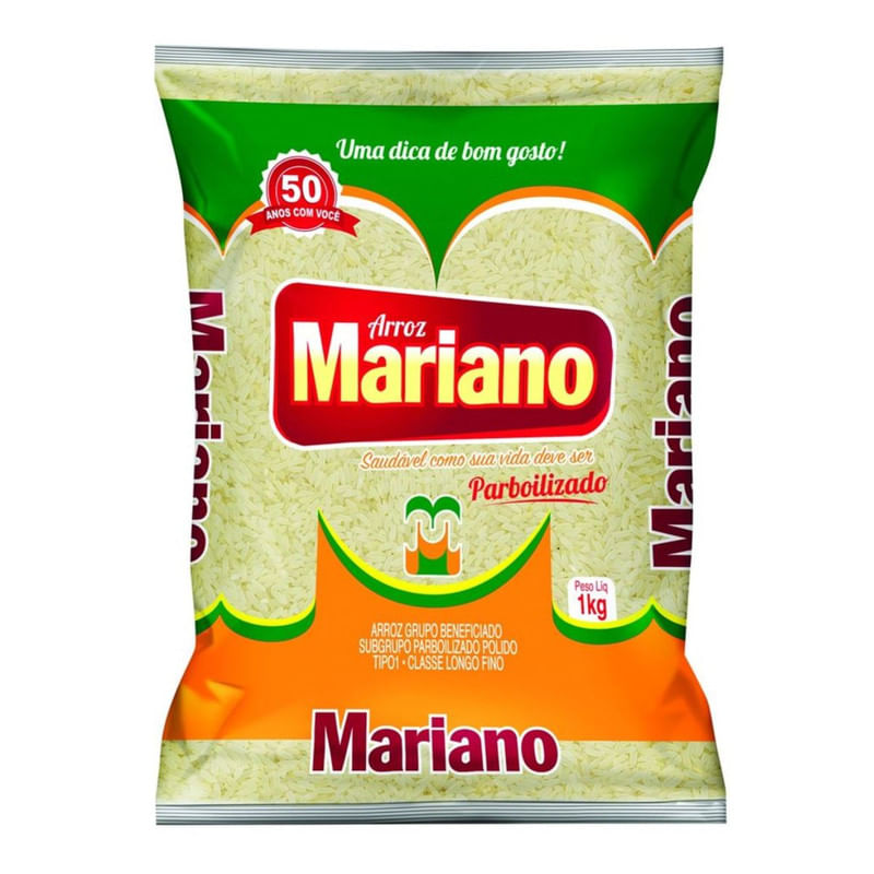 Arroz Parboilizado Mariano 1Kg