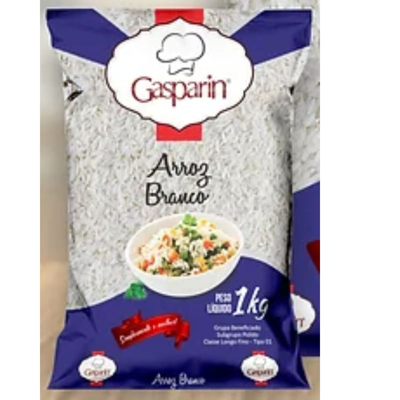 Arroz Polido Branco Gasparin Tipo 1 1Kg