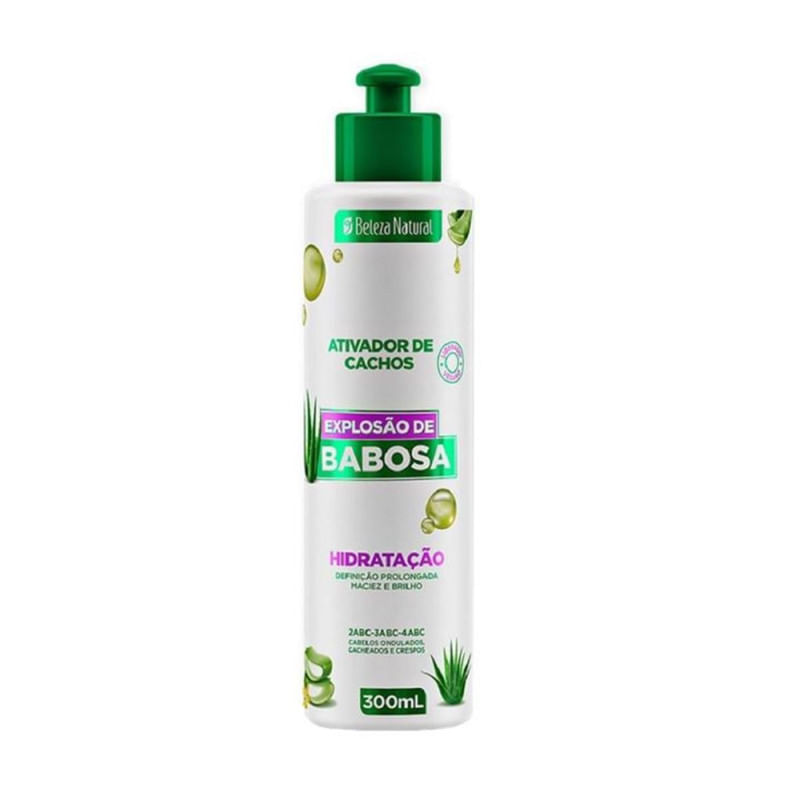 Ativador de Cachos Beleza Natural Explosão de Babosa 300ml