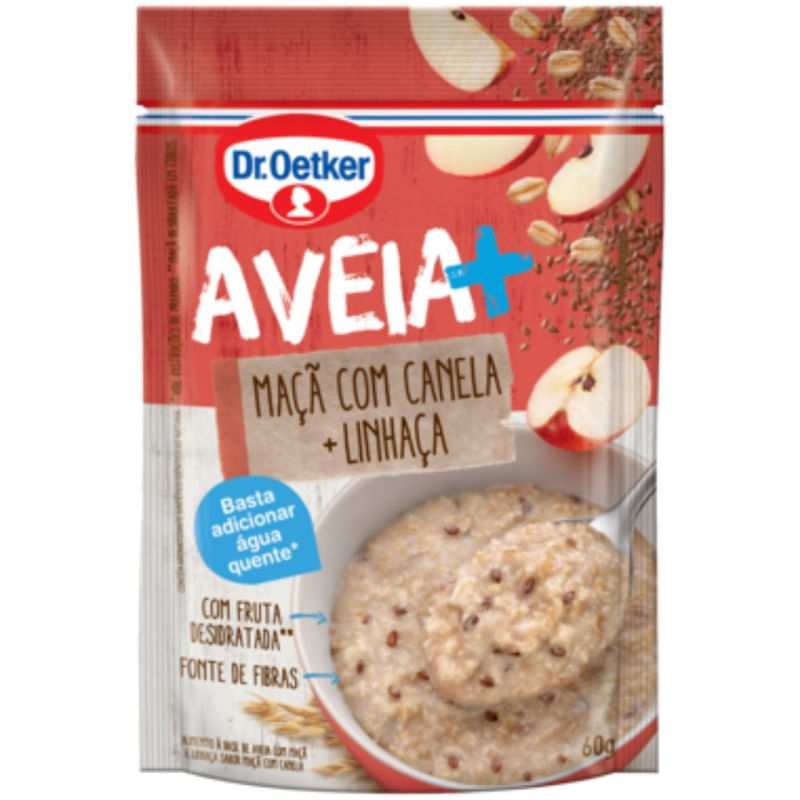 Aveia com Maca Canela e Linhaça Dr Oetker 60g