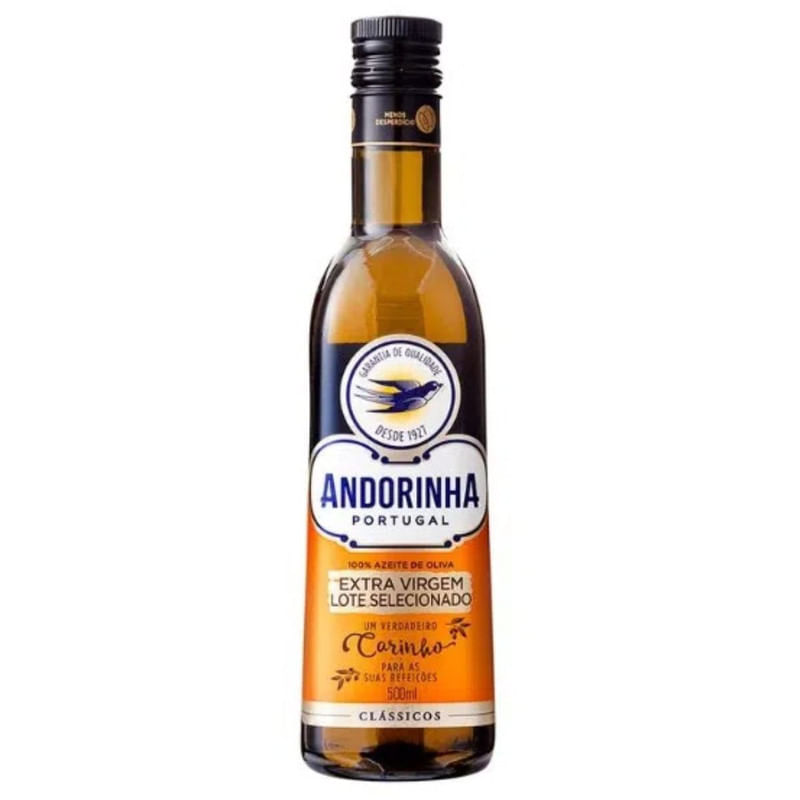 Azeite Extra Virgem Lote Selecionado Andorinha Portugual Garrafa 500ml