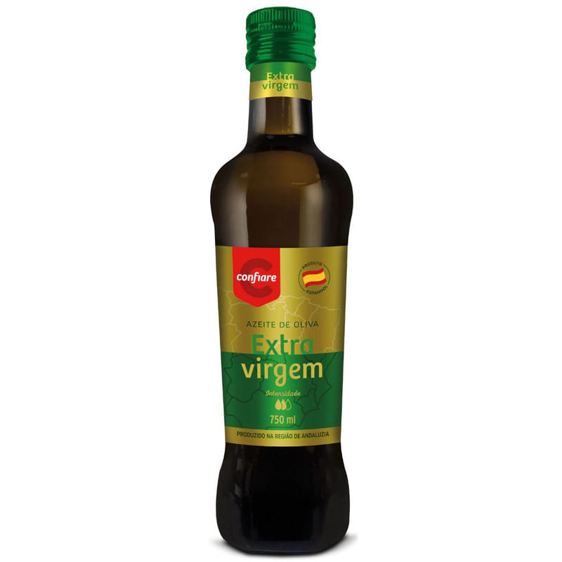 Azeite de Oliva Extra Virgem Confiare Garrafa 750ml