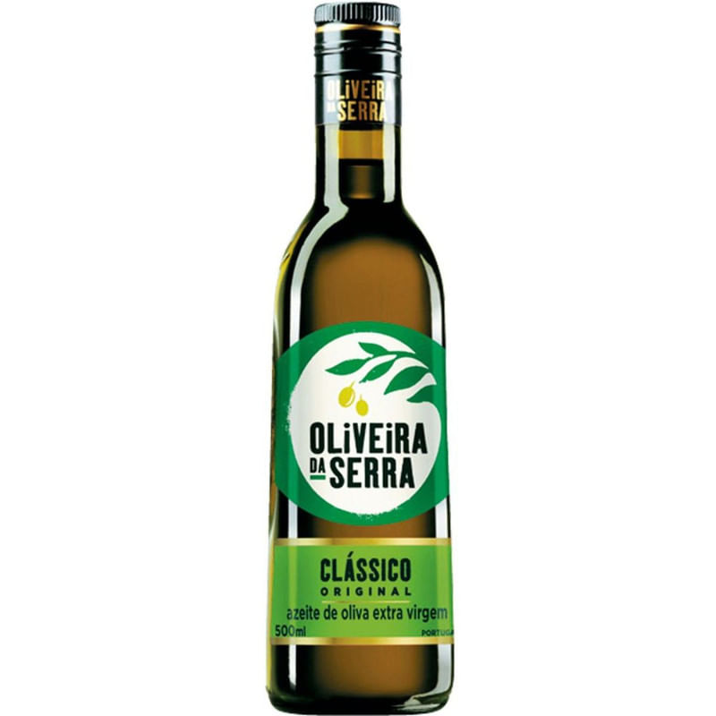 Azeite de Oliva Extra Virgem Português Oliveira da Serra Clássico Vidro 500ml