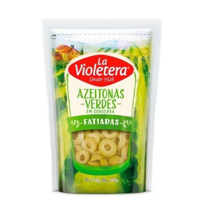 Azeitona Fatiada La Violetera Sachê 160g