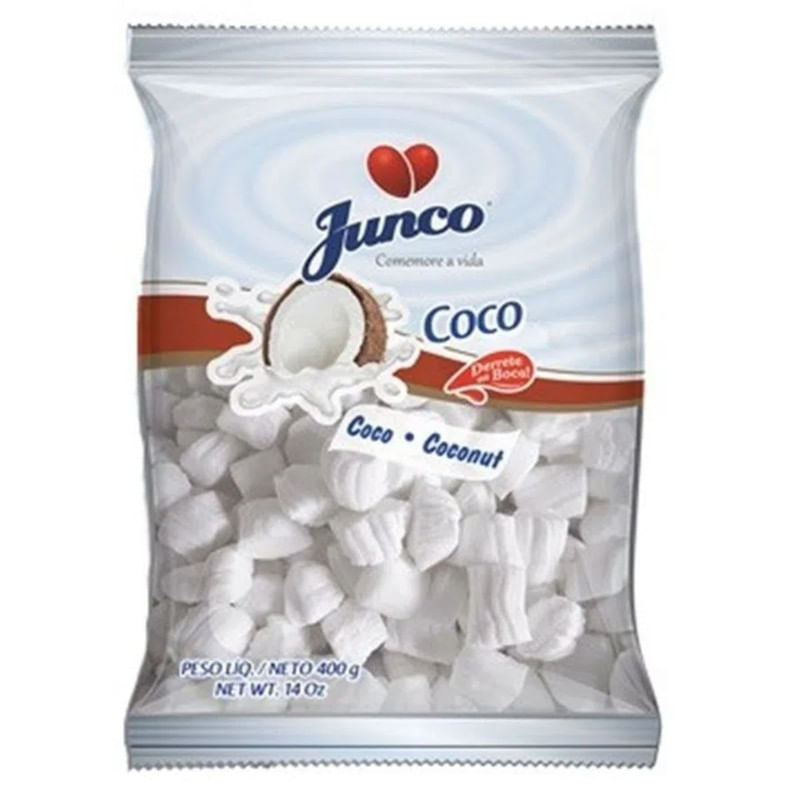 Bala de Coco Tradicional Junco Pacote 400g