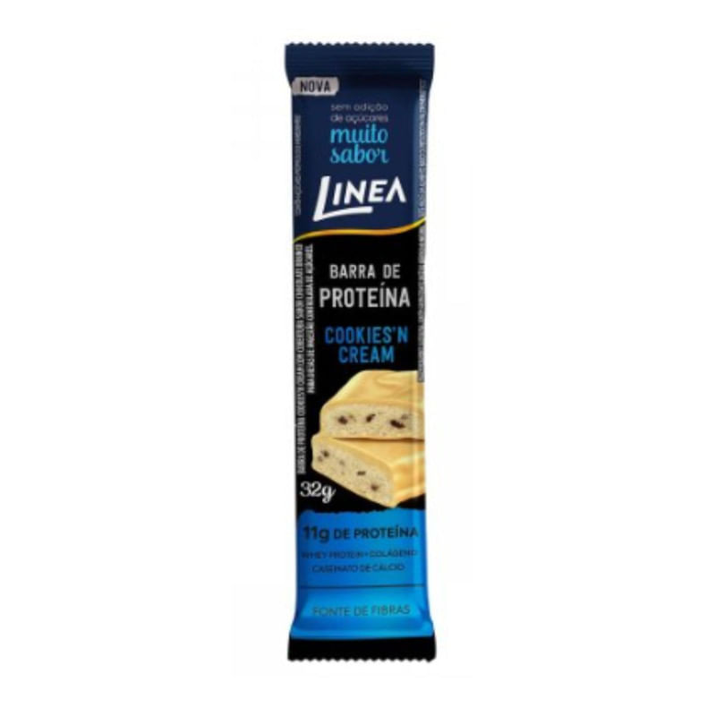 Barra De Proteina Cookies Cream Linea 32g