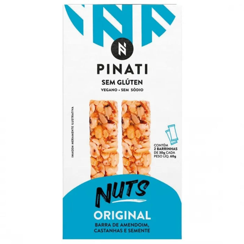 Barra de Nuts Pinati Vegano Original 60g