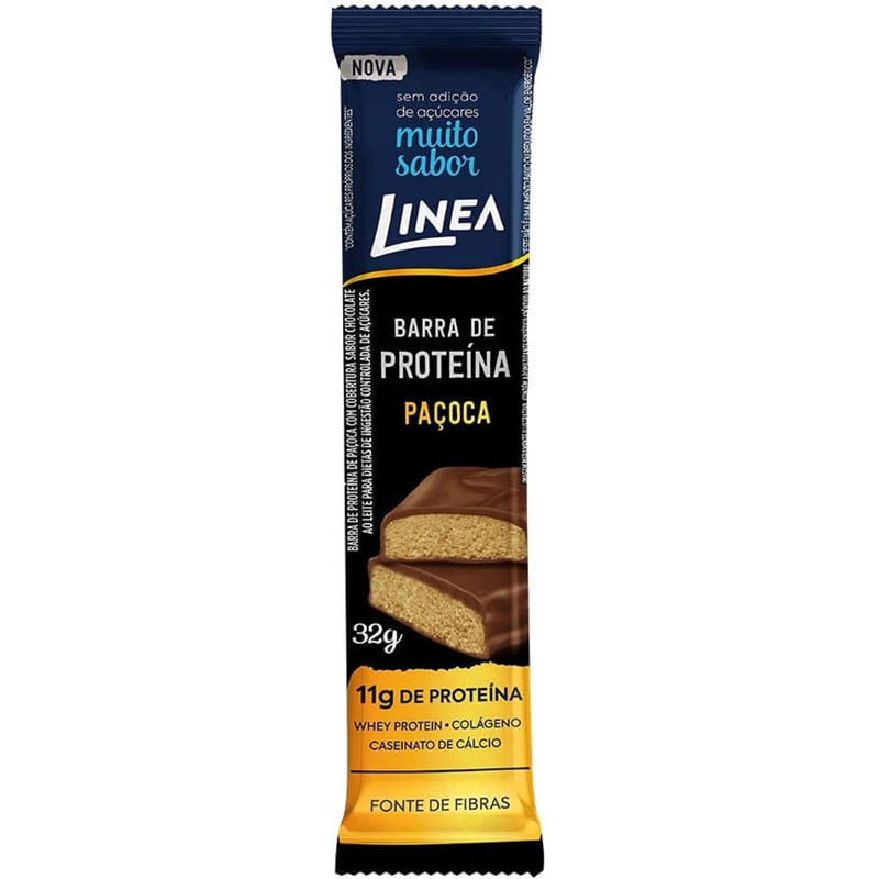 Barra de Proteína Paçoca Linea Sachê 32g