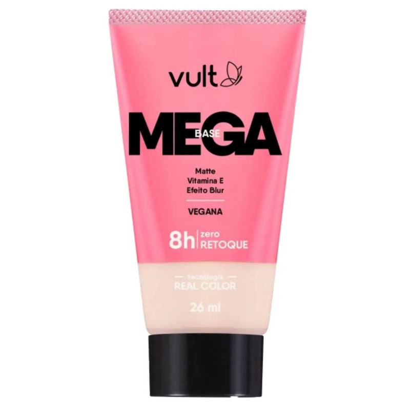 Base Líquida Matte Vult Mega Vegana Cor V150 26ml