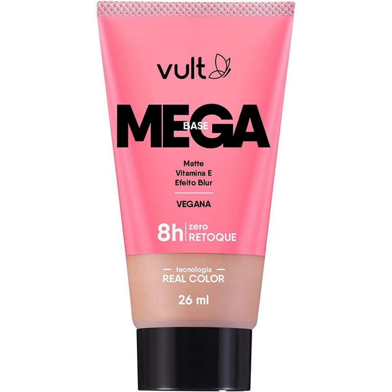 Base Líquida Matte Vult Mega Vegana Cor V330 26ml