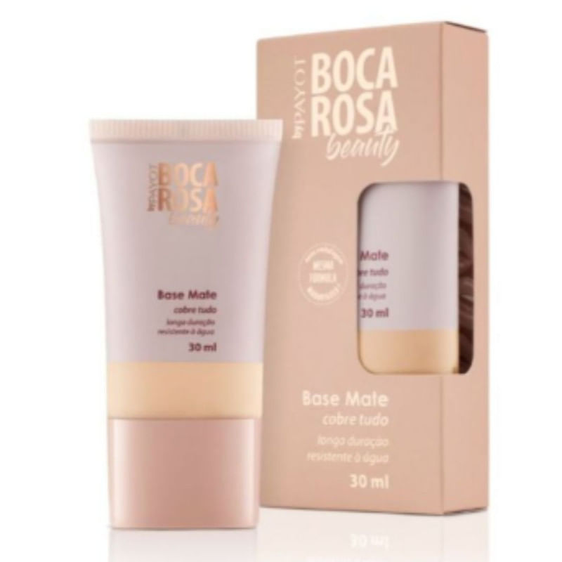 Base Matte Cor 02 Ana Boca Rosa com 30 ml