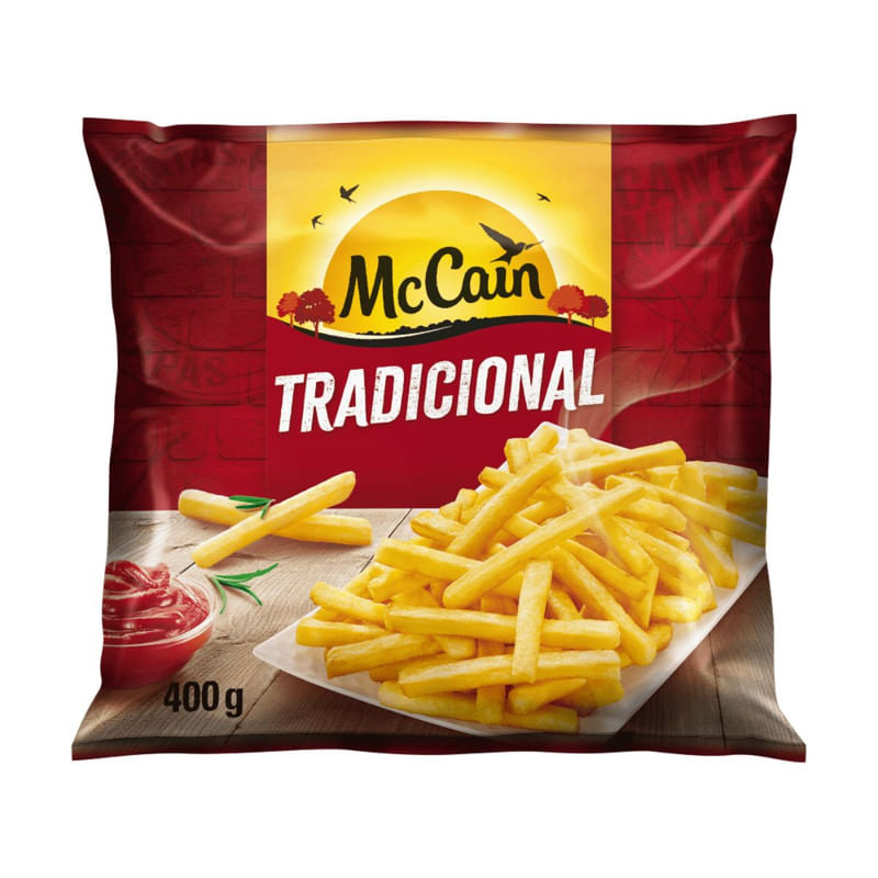 Batata Congelada Palito Tradicional McCain 400g