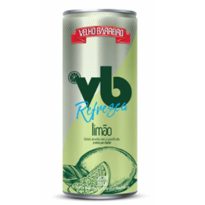 Bebida Alcoolica Mista Refrescante De Limão Velho Barreiro 350ml