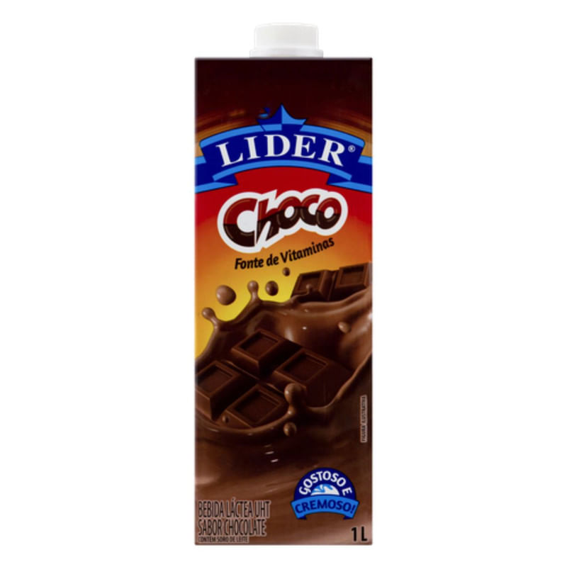 Bebida Láctea Chocolate Lider Caixa 1L