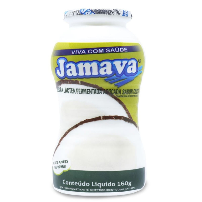 Bebida Láctea Fermentada Sabor Coco Jamava 160g