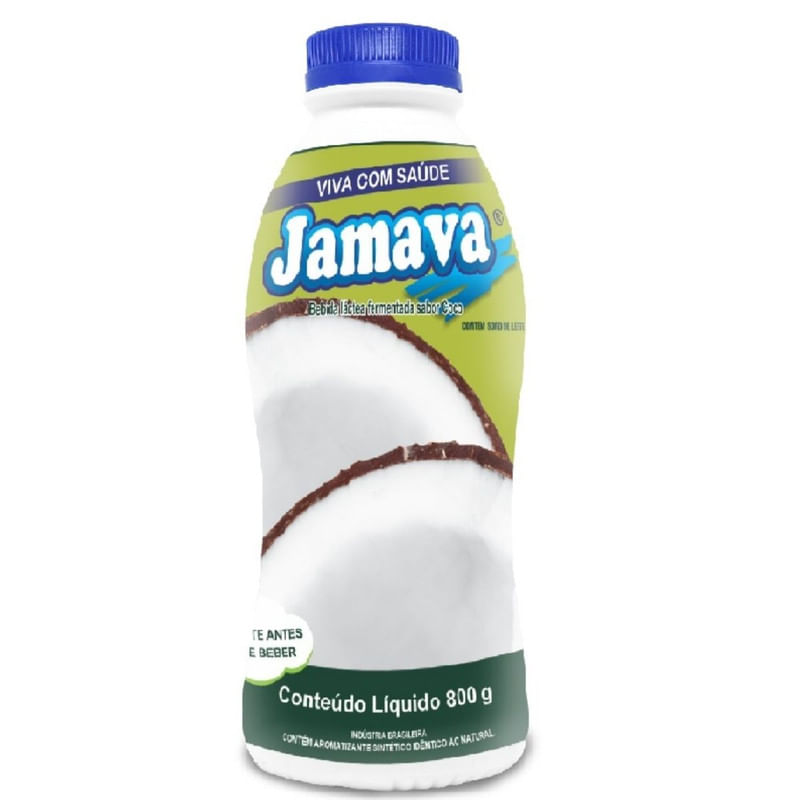 Bebida Láctea Fermentada Sabor Coco Jamava 800g